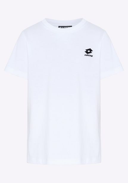 Lotto Unisex Kinder T-Shirt Weiß Stylecode: 1124001J Unisex Kids, T-Shirt, Regular Fit