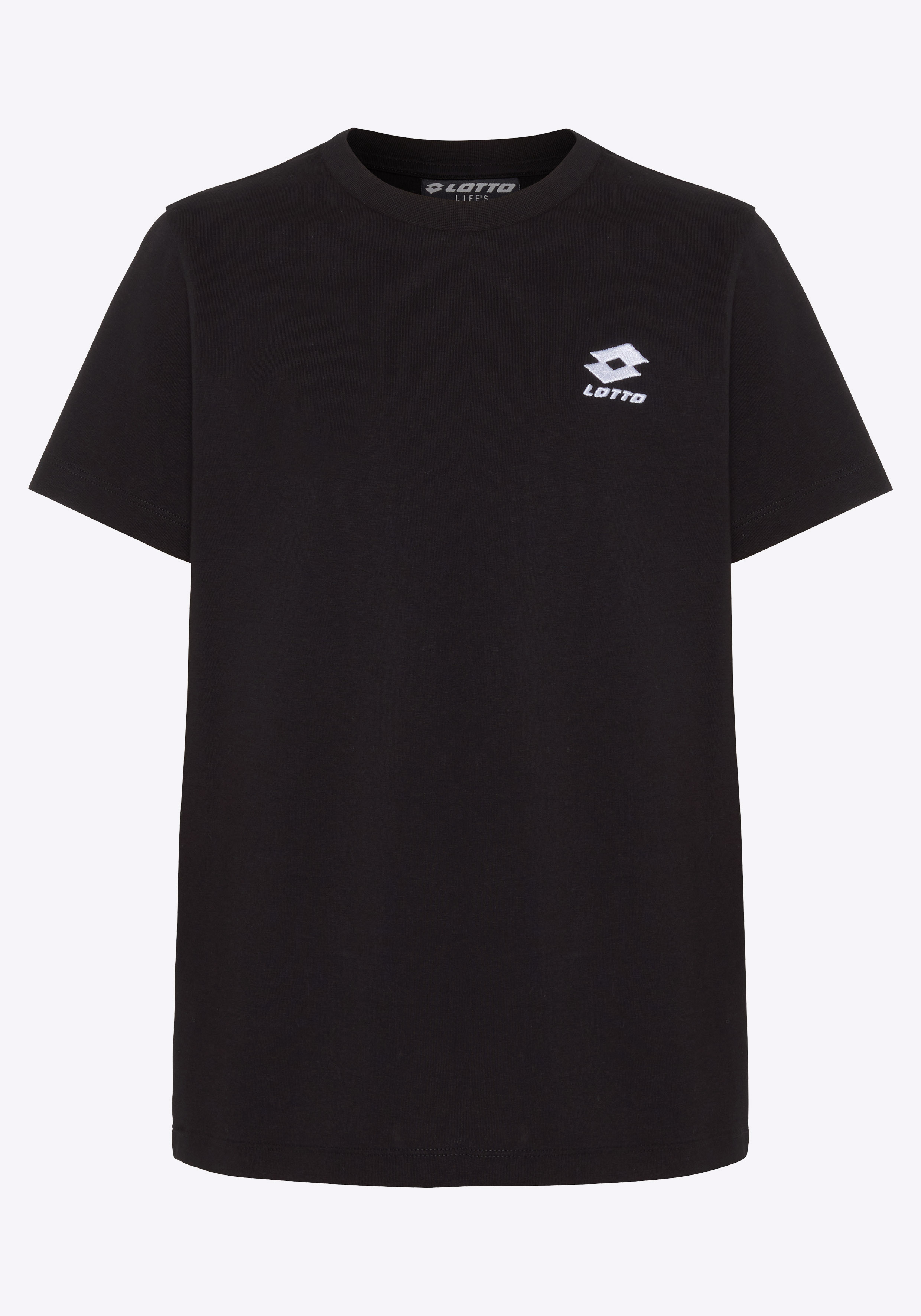 Lotto Unisex Kinder T-Shirt Schwarz  Stylecode: 1124001J Unisex Kids, T-Shirt, Regular Fit