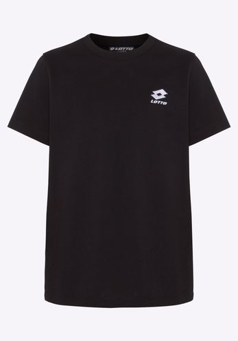 Lotto Unisex Kinder T-Shirt Schwarz Stylecode: 1124001J Unisex Kids, T-Shirt, Regular Fit