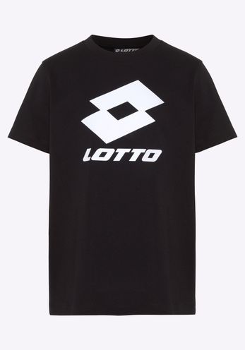 Lotto Unisex Kinder T-Shirt Schwarz Stylecode: 1124002J Unisex Kids, T-Shirt, Regular Fit