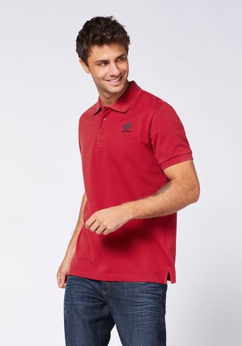 Lotto Herren Poloshirt Dunkel Rot Stylecode: 1124003 Men, Polo Shirt, Regular Fit