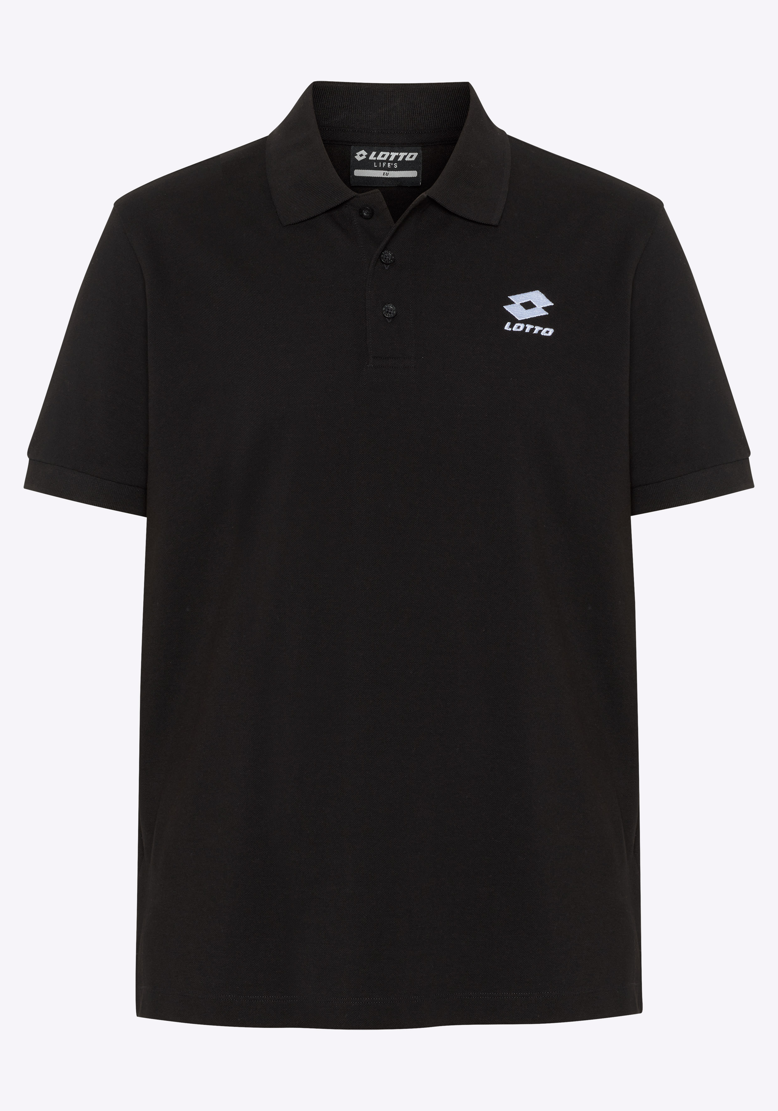 Lotto Herren Poloshirt Schwarz  Stylecode: 1124003 Men, Polo Shirt, Regular Fit