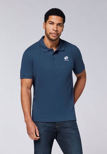 Lotto Herren Poloshirt Dunkel Blau Stylecode: 1124003 Men, Polo Shirt, Regular Fit