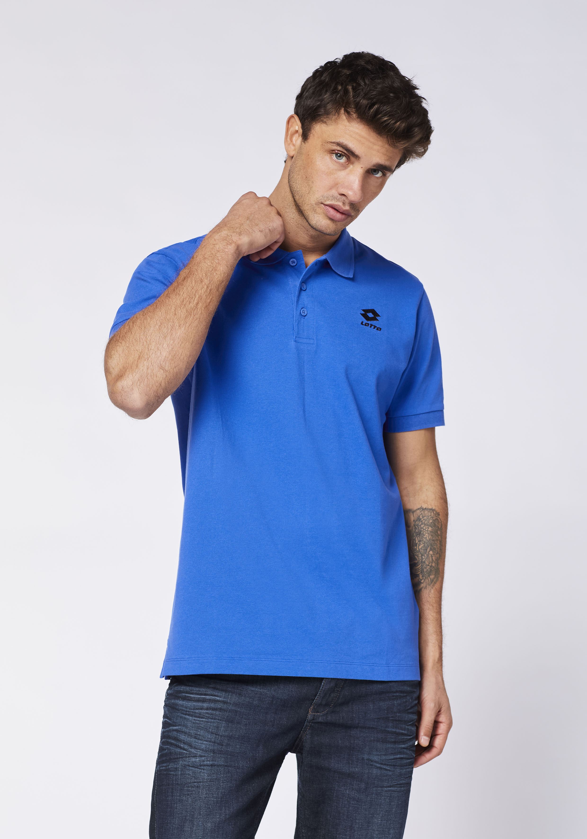 Lotto Herren Poloshirt Medium Blau  Stylecode: 1124003 Men, Polo Shirt, Regular Fit