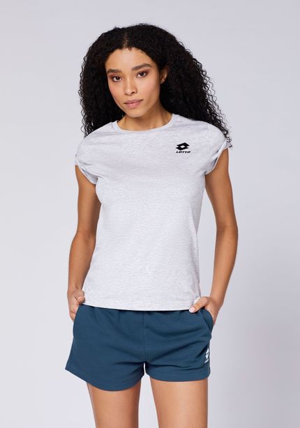 Lotto Damen T-Shirt Hell Grau Stylecode: 1124012 Women, T-Shirt, Slim Fit