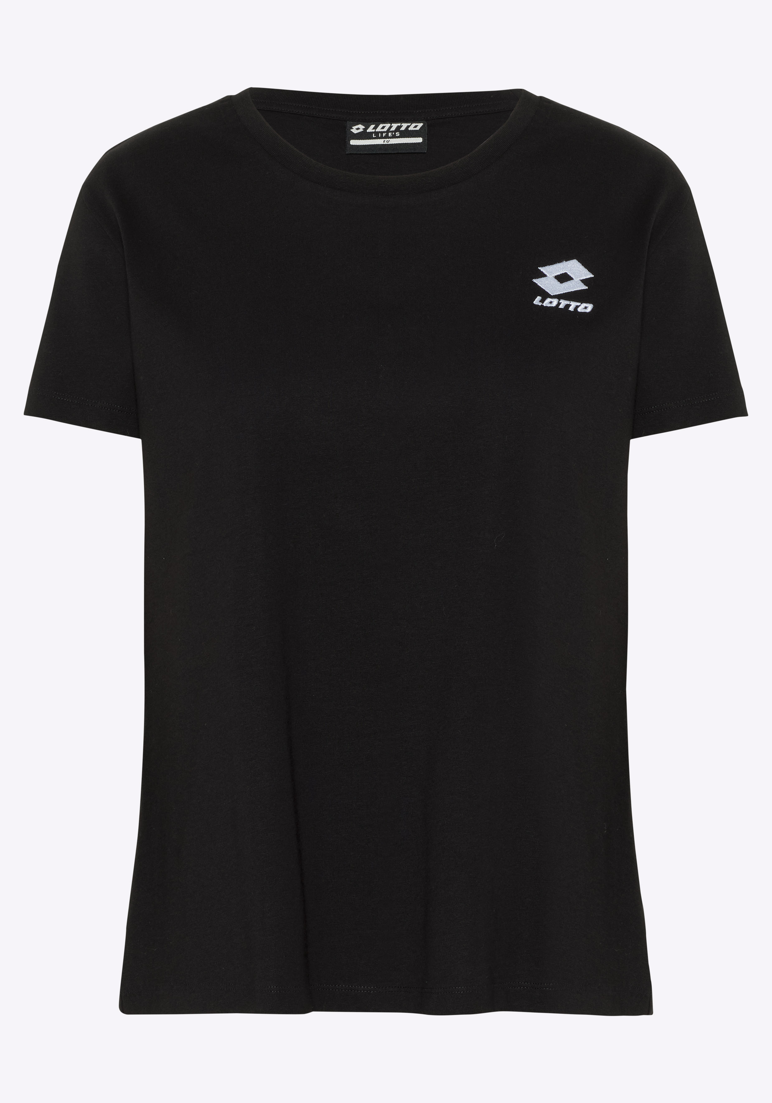 Lotto Damen T-Shirt Schwarz  Stylecode: 1124012 Women, T-Shirt, Slim Fit