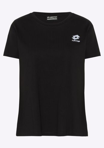 Lotto Damen T-Shirt Schwarz Stylecode: 1124012 Women, T-Shirt, Slim Fit