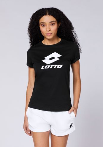 Lotto Damen T-Shirt Schwarz Stylecode: 1124013 Women, T-Shirt, Regular Fit