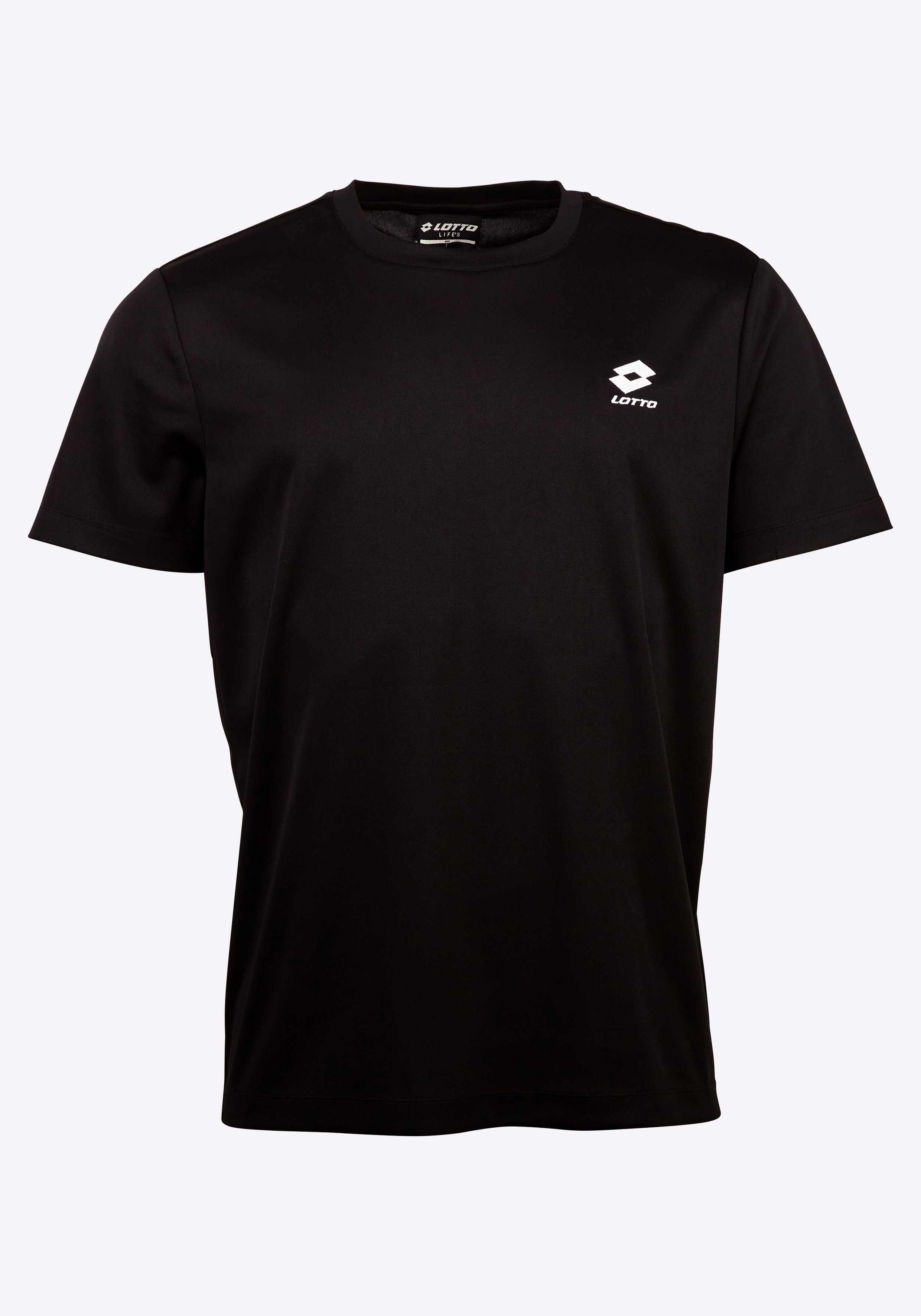 Lotto Herren T-Shirt Schwarz  Stylecode: 1124051 Men, T-Shirt, Regular Fit