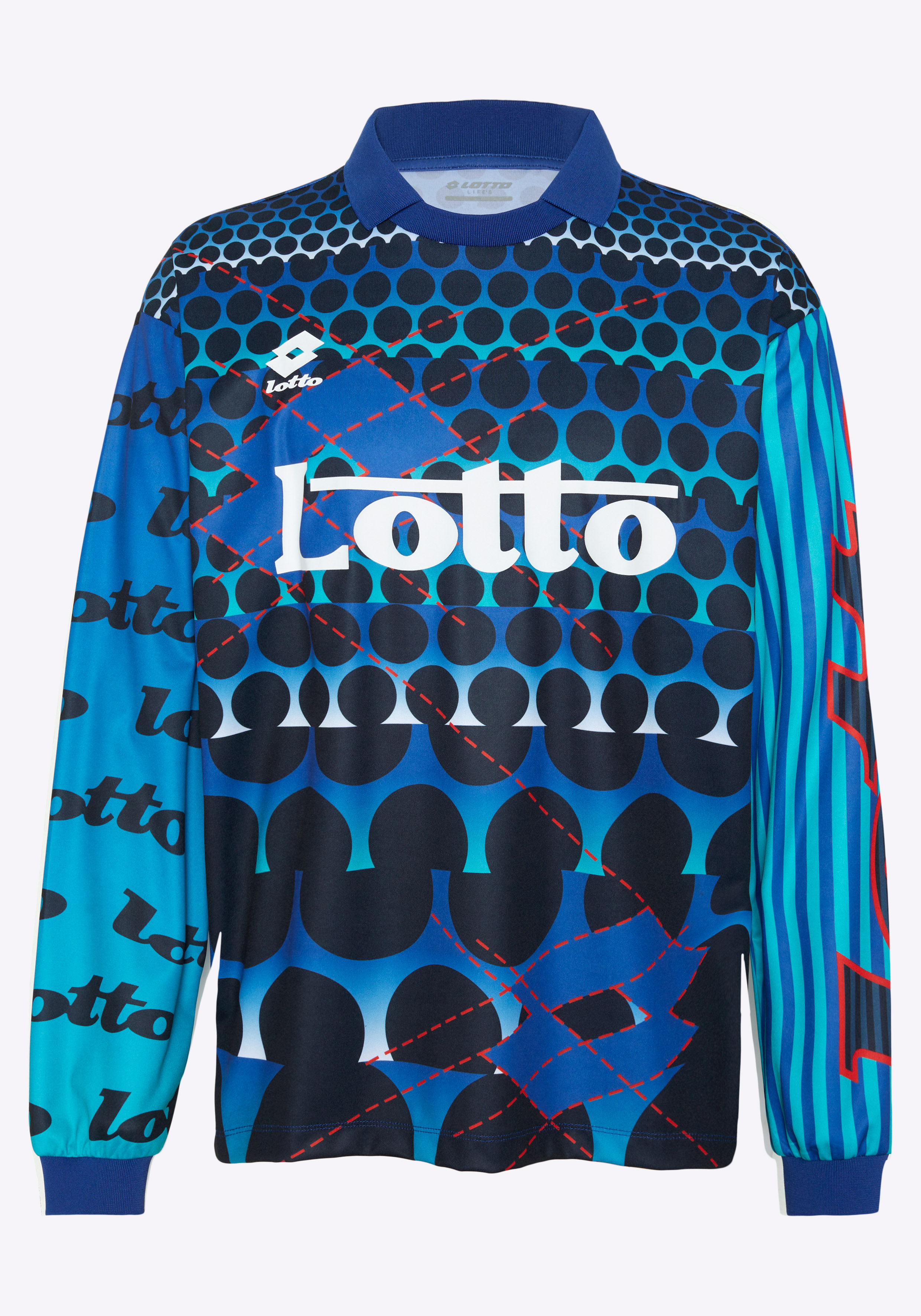 Lotto Herren Sporttrikot Medium Blau  Stylecode: 1325014 Men, Tricot Shirt, Loose Fit