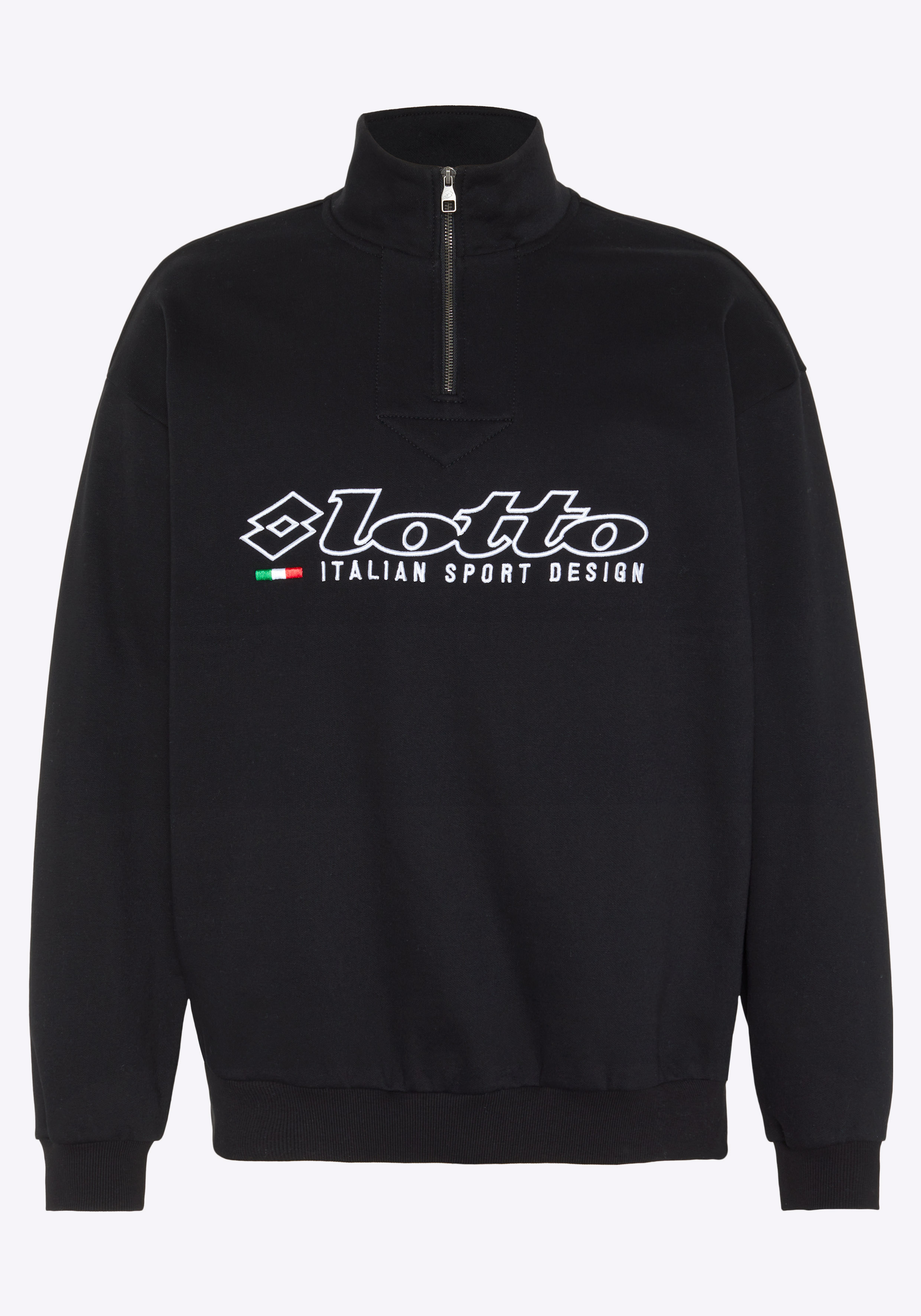 Lotto Herren Sweatshirt Schwarz  Stylecode: 1325015 Men, Sweatshirt, Loose Fit