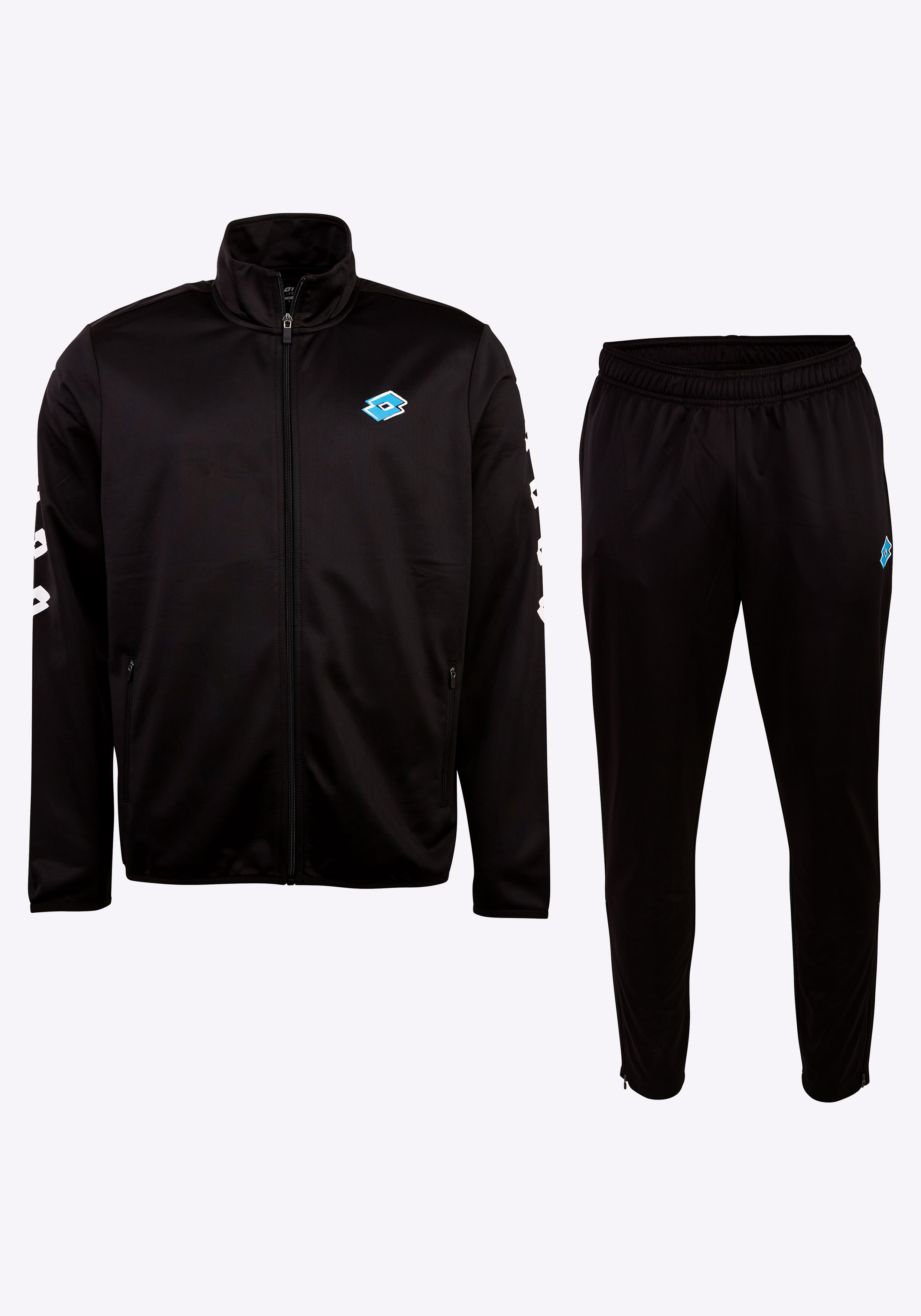 Lotto Herren Trainingsanzug Schwarz  Stylecode: 1724023 Men, Training Suit, Regular Fit