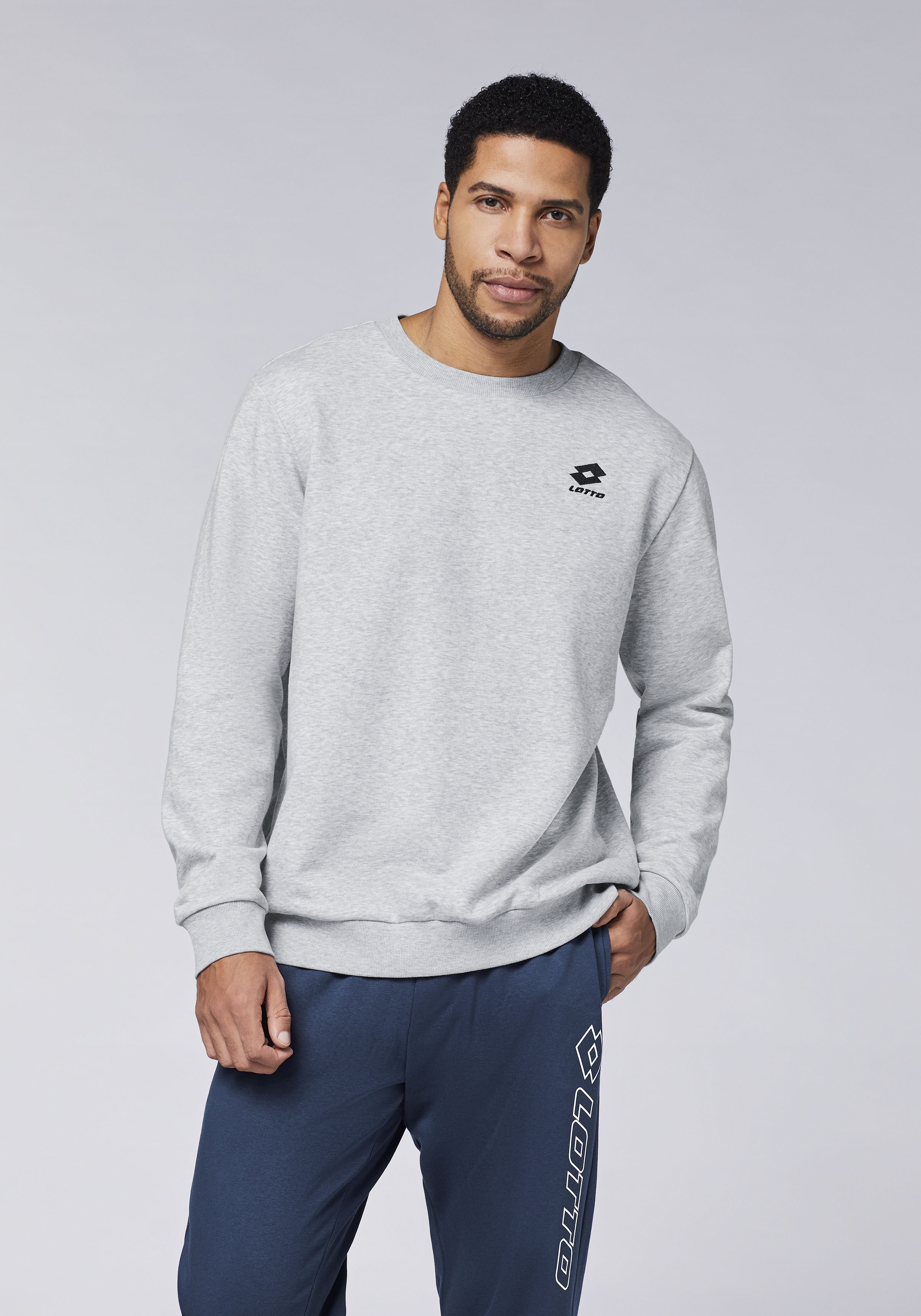 Lotto Herren Sweatshirt Hell Grau  Stylecode: 1724054 Men, Sweatshirt, Regular Fit