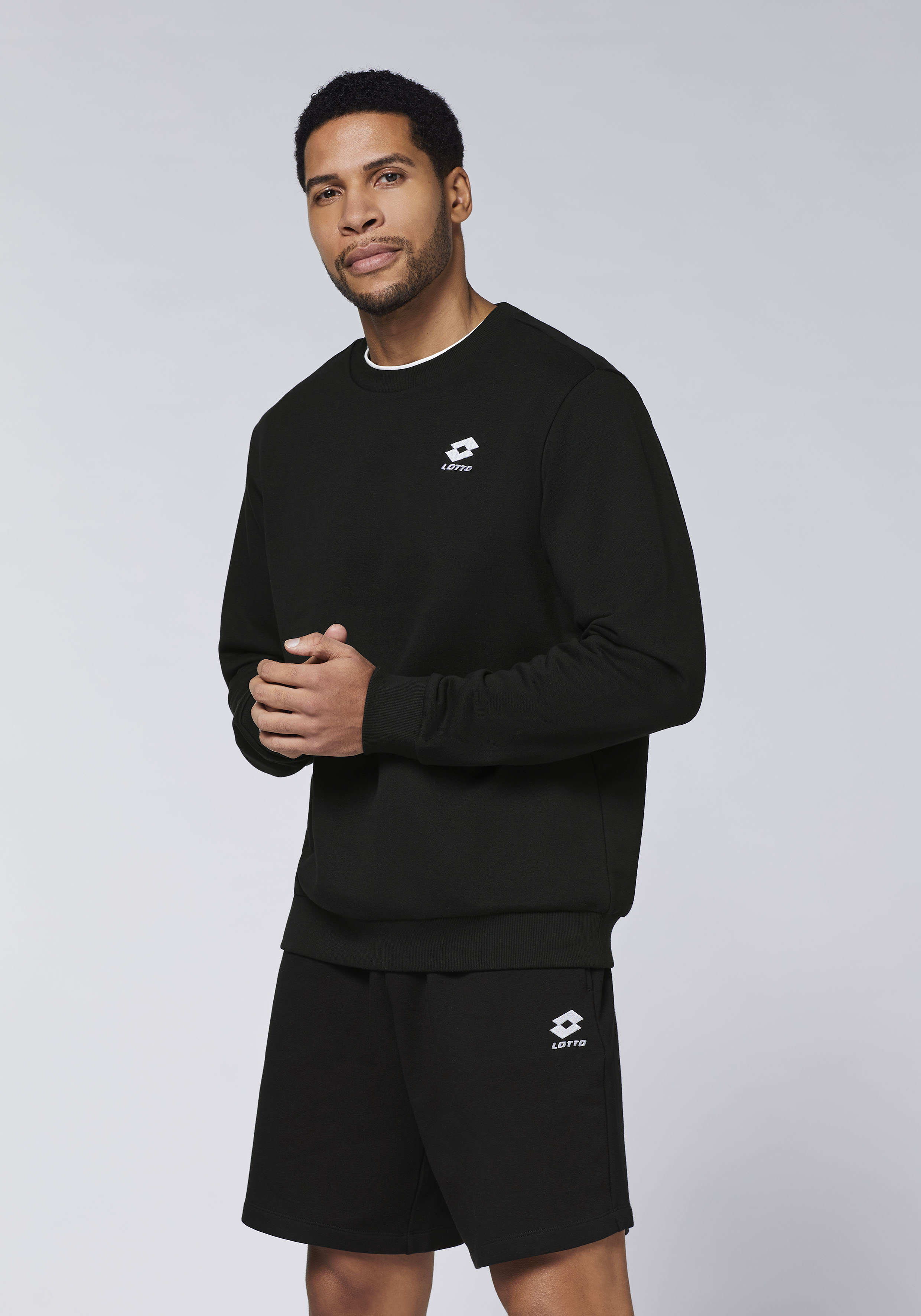 Lotto Herren Sweatshirt Schwarz  Stylecode: 1724054 Men, Sweatshirt, Regular Fit