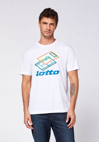 Lotto Herren T-Shirt Weiß Stylecode: 1725120 Men, T-Shirt, Regular Fit