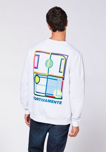 Lotto Herren Sweatshirt Weiß Stylecode: 1725121 Men, Sweatshirt, Regular Fit