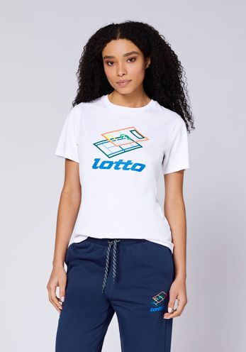 Lotto Damen T-Shirt Weiß Stylecode: 1725128 Women, T-Shirt, Regular Fit