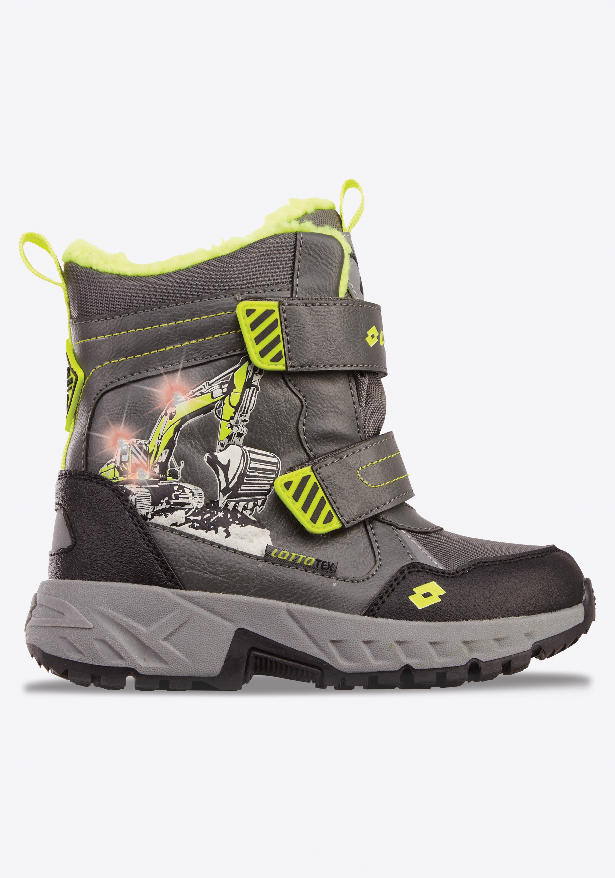 Lotto Unisex Kinder Lichtschuhe Hell Grau  Stylecode: 2600420K SUDBURRY TEX K Unisex Kids, Flashlight Shoes