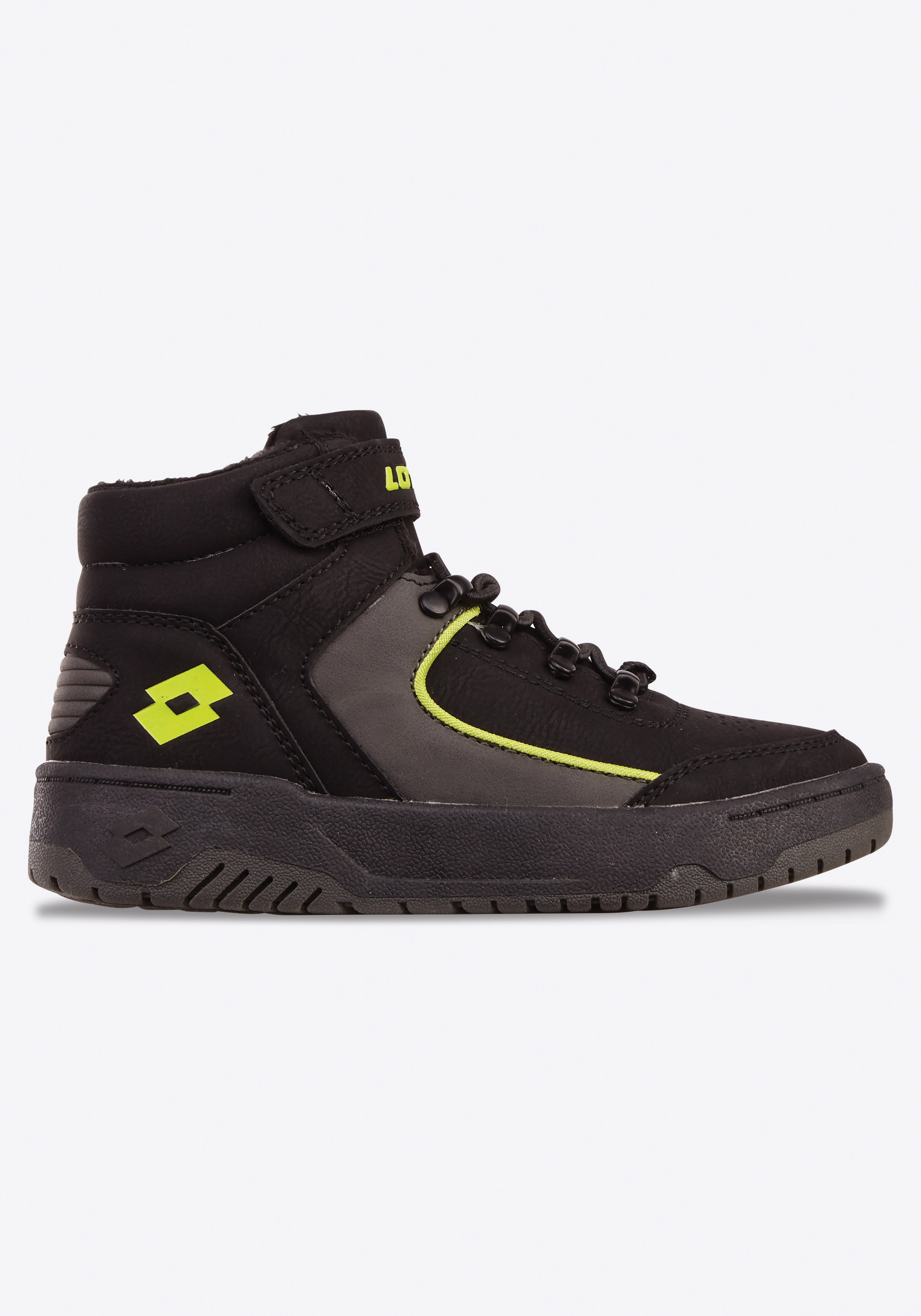 Lotto Unisex Kinder Sneaker Schwarz  Stylecode: 2600510K JABSTER FUR K Unisex Kids, Sneakers