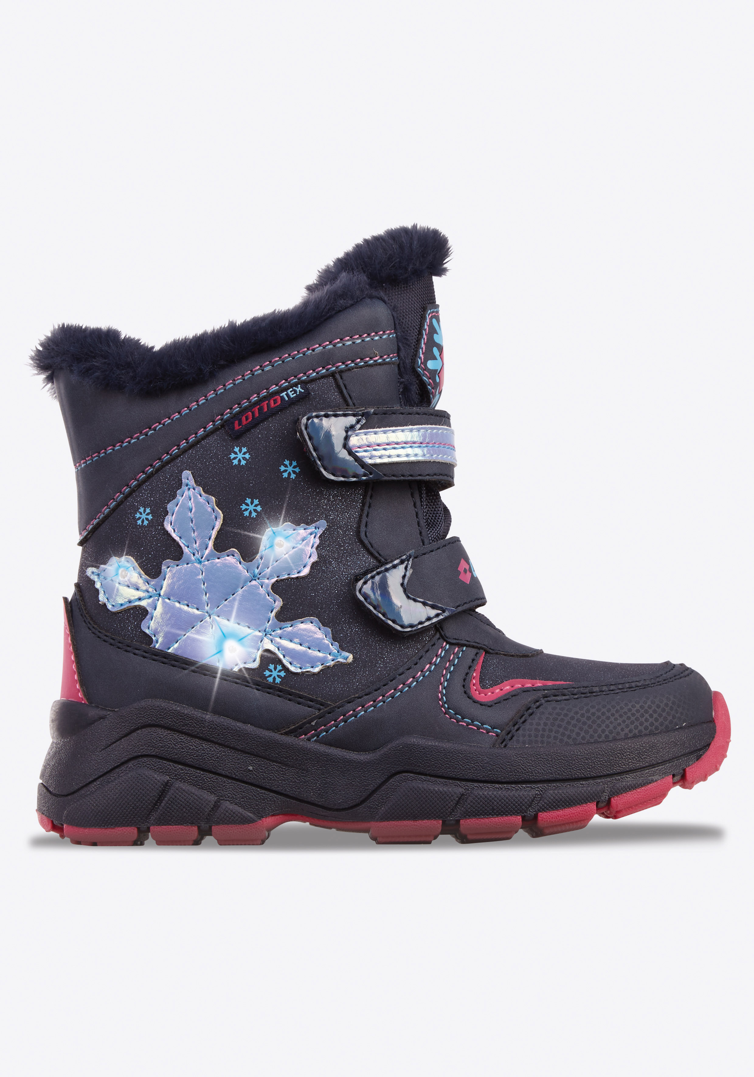 Lotto Unisex Kinder Lichtschuhe Dunkel Blau  Stylecode: 2600560K FROSTISEN TEX K Unisex Kids, Flashlight Shoes