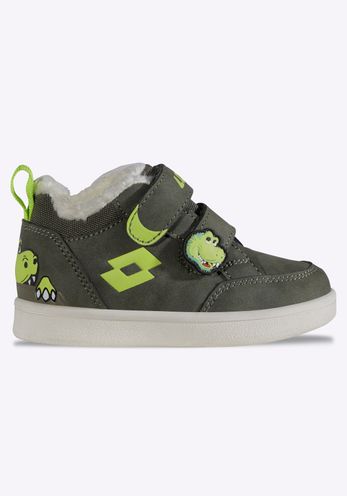 Lotto Unisex Kinder Sneaker Dunkel Grün Stylecode: 2800030M VELBANI FUR M Unisex Kids, Sneakers